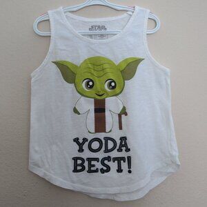 Star Wars Yoda girls tank top